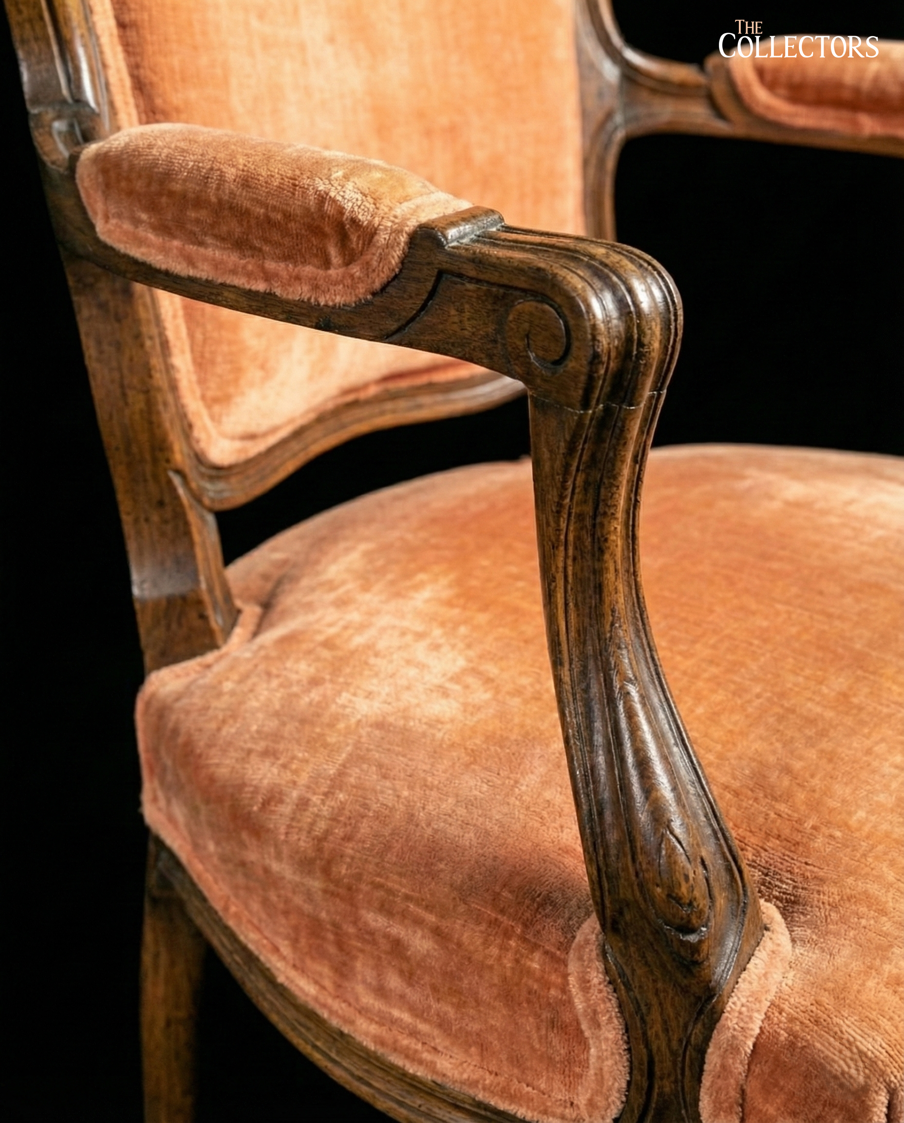 The Coquille Crest Louis XV Armchair