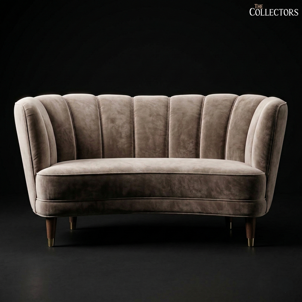The Danish Art Deco Channel-Back Sofa