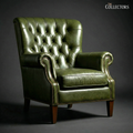 The Diplomat’s Wingback Leather Chair