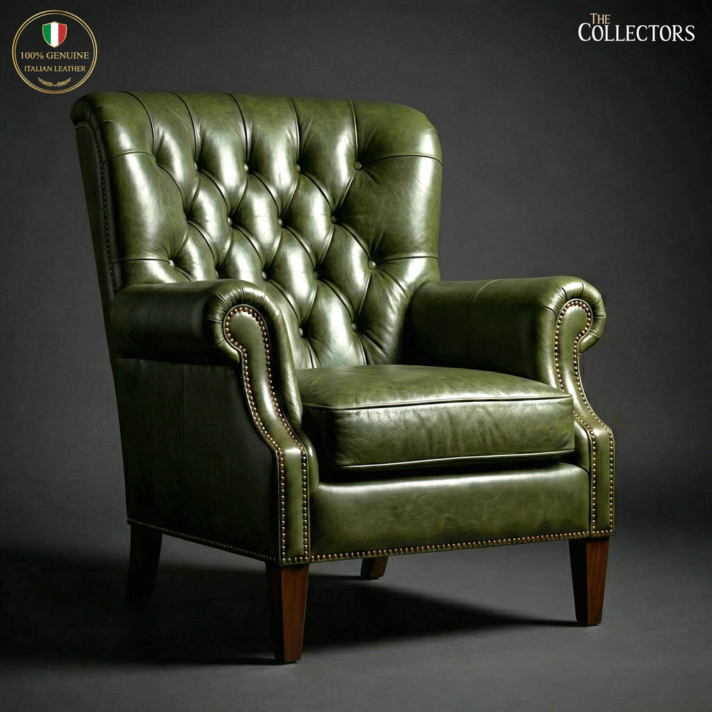 The Diplomat’s Wingback Leather Chair