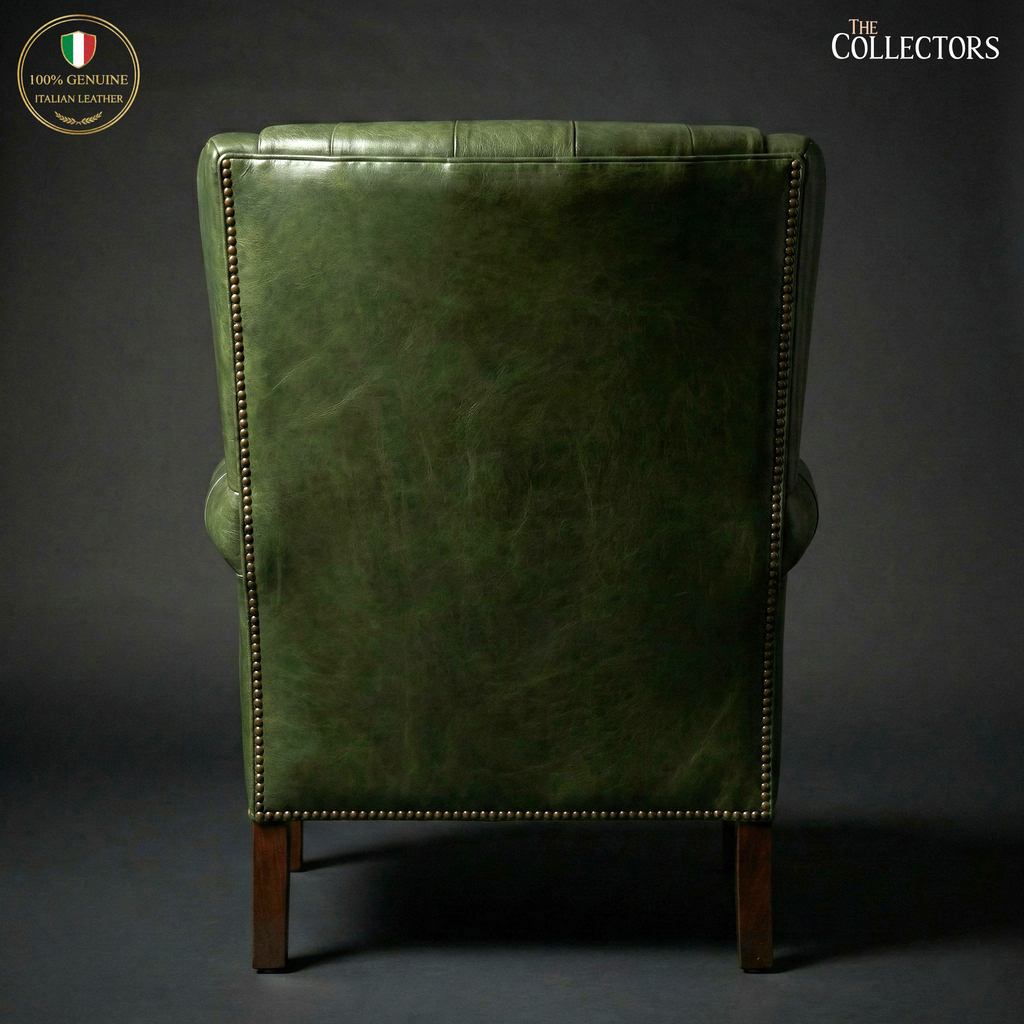 The Diplomat’s Wingback Leather Chair