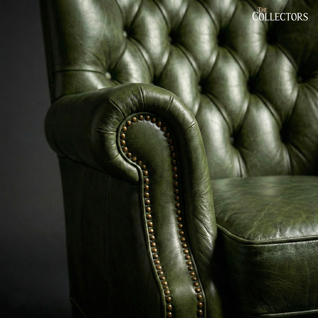 The Diplomat’s Wingback Leather Chair