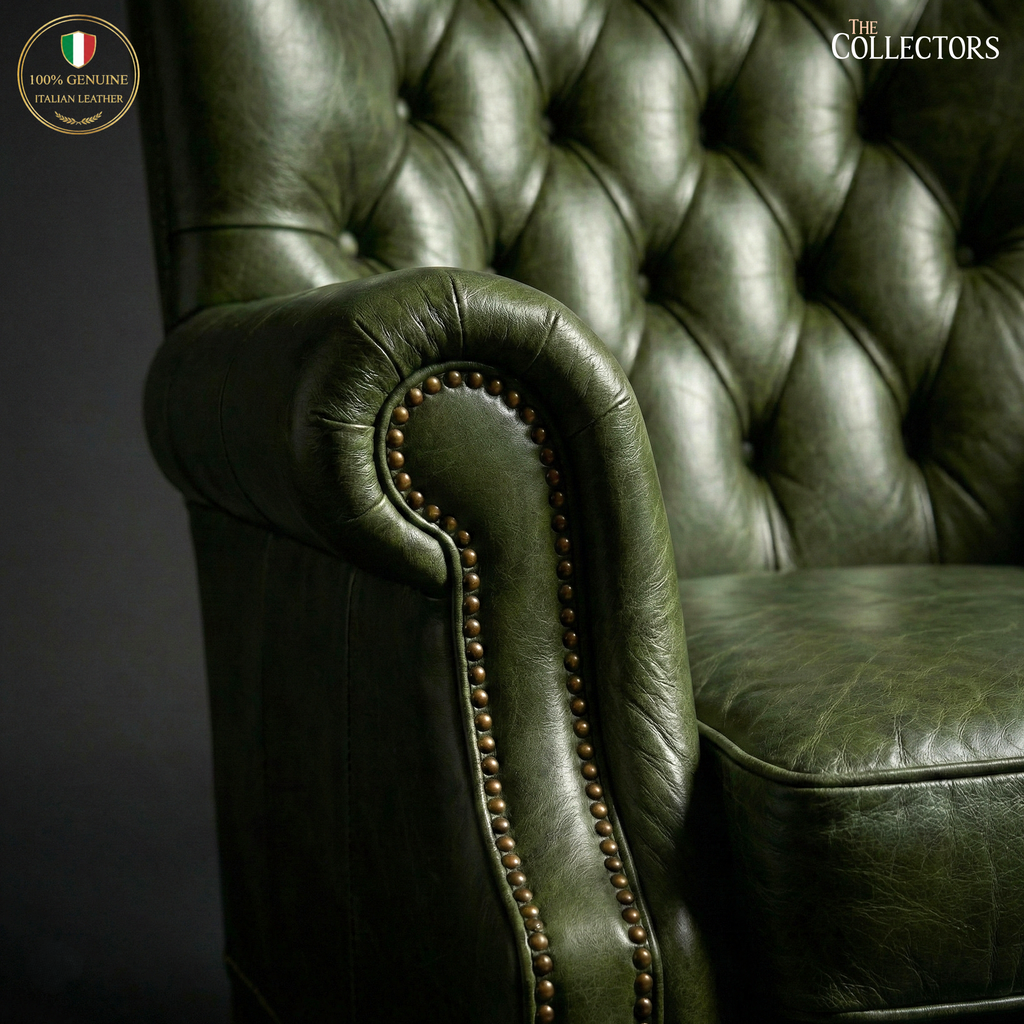 The Diplomat’s Wingback Leather Chair
