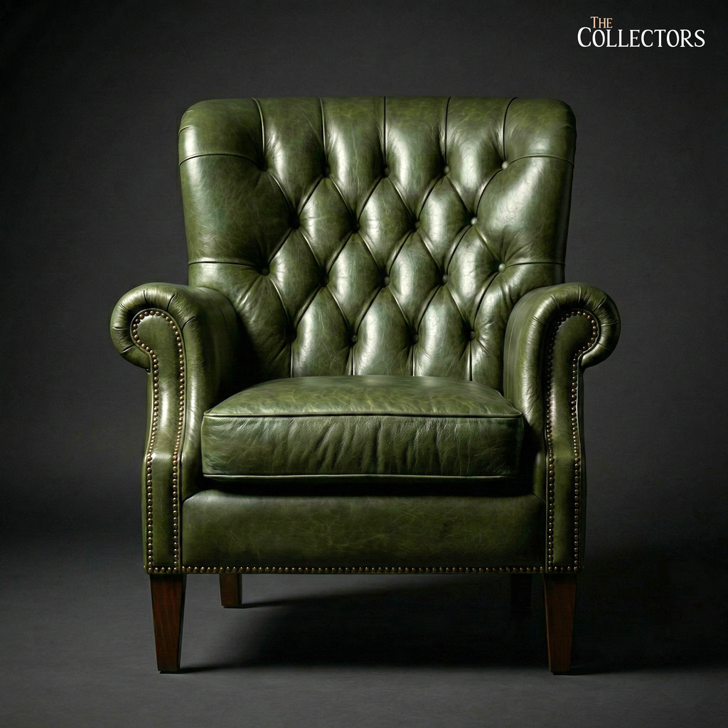 The Diplomat’s Wingback Leather Chair