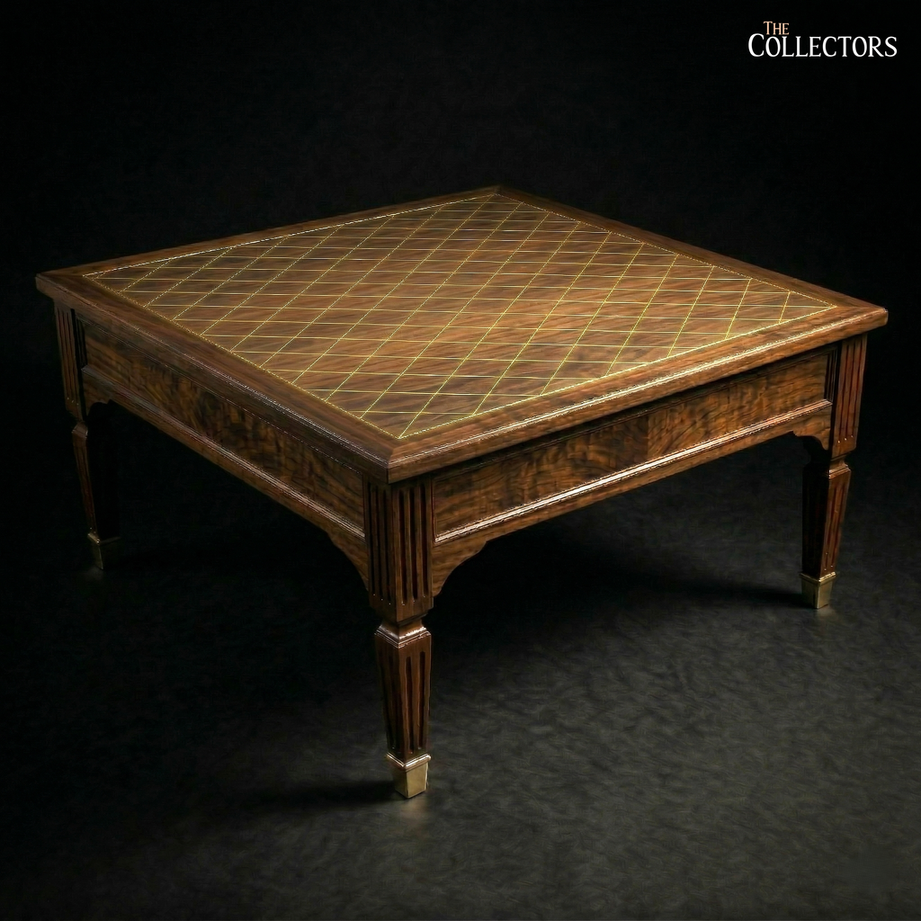 The Fontainebleau Brass Trellis Coffee Table