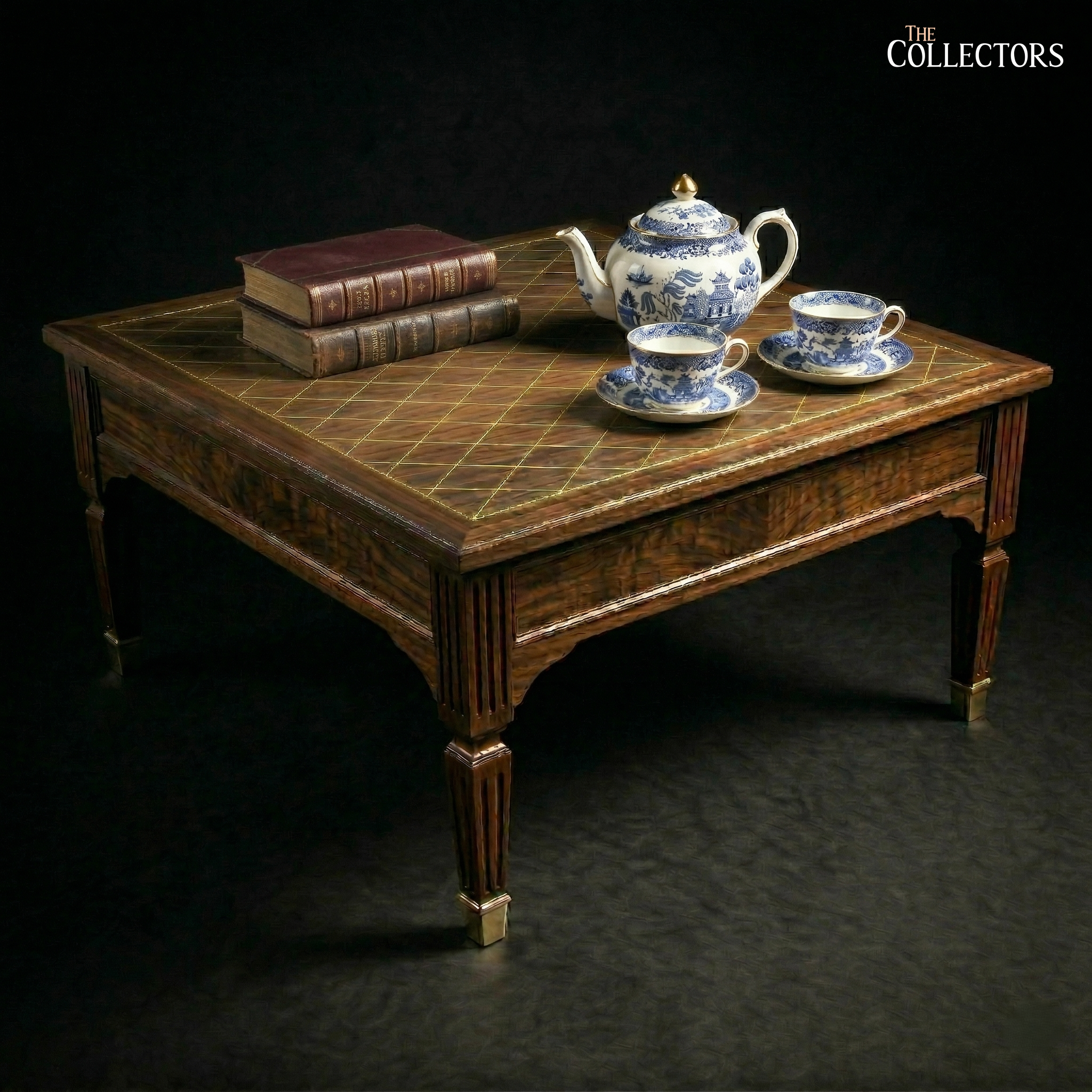 The Fontainebleau Brass Trellis Coffee Table