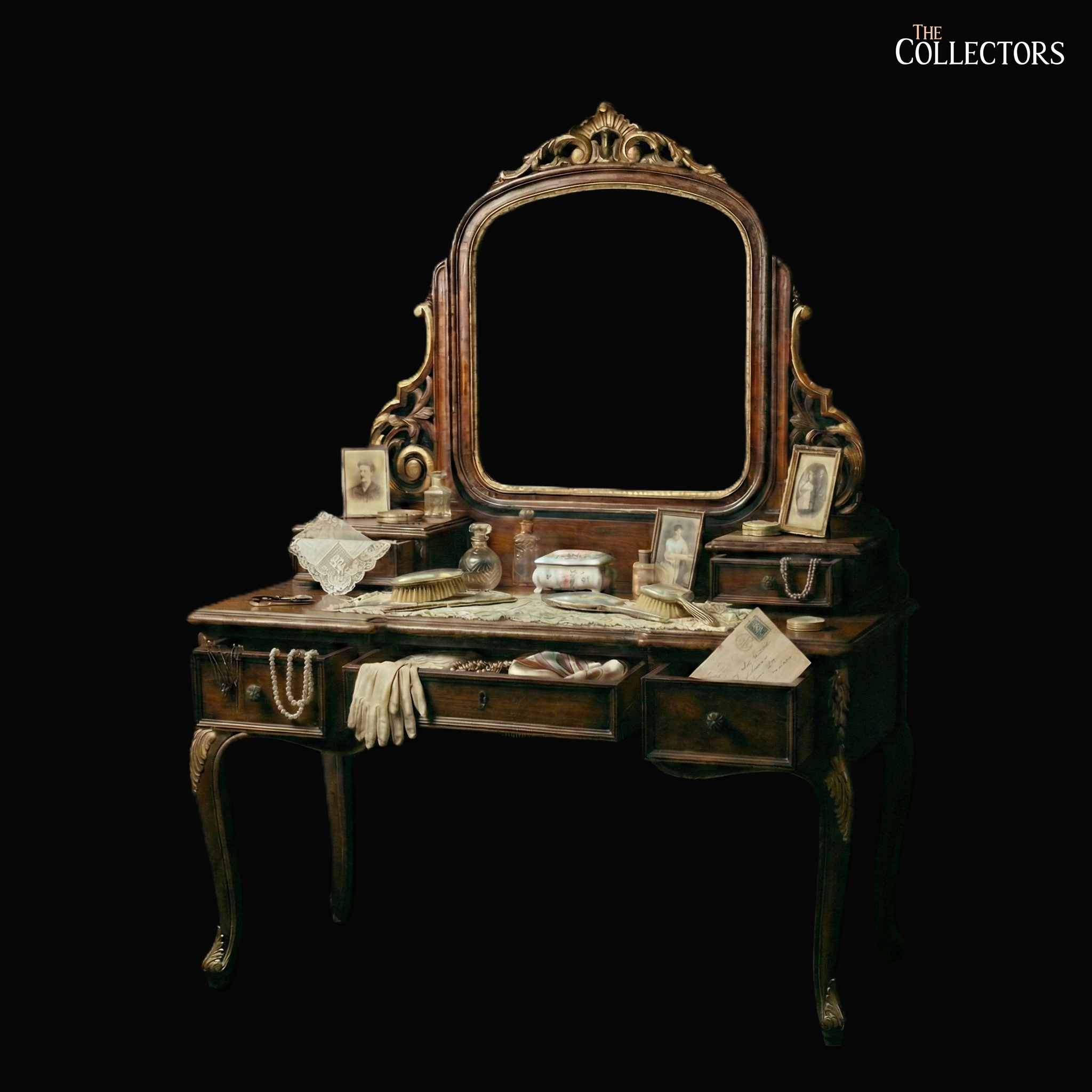 The Fontainebleau Rocaille Vanity Bureau