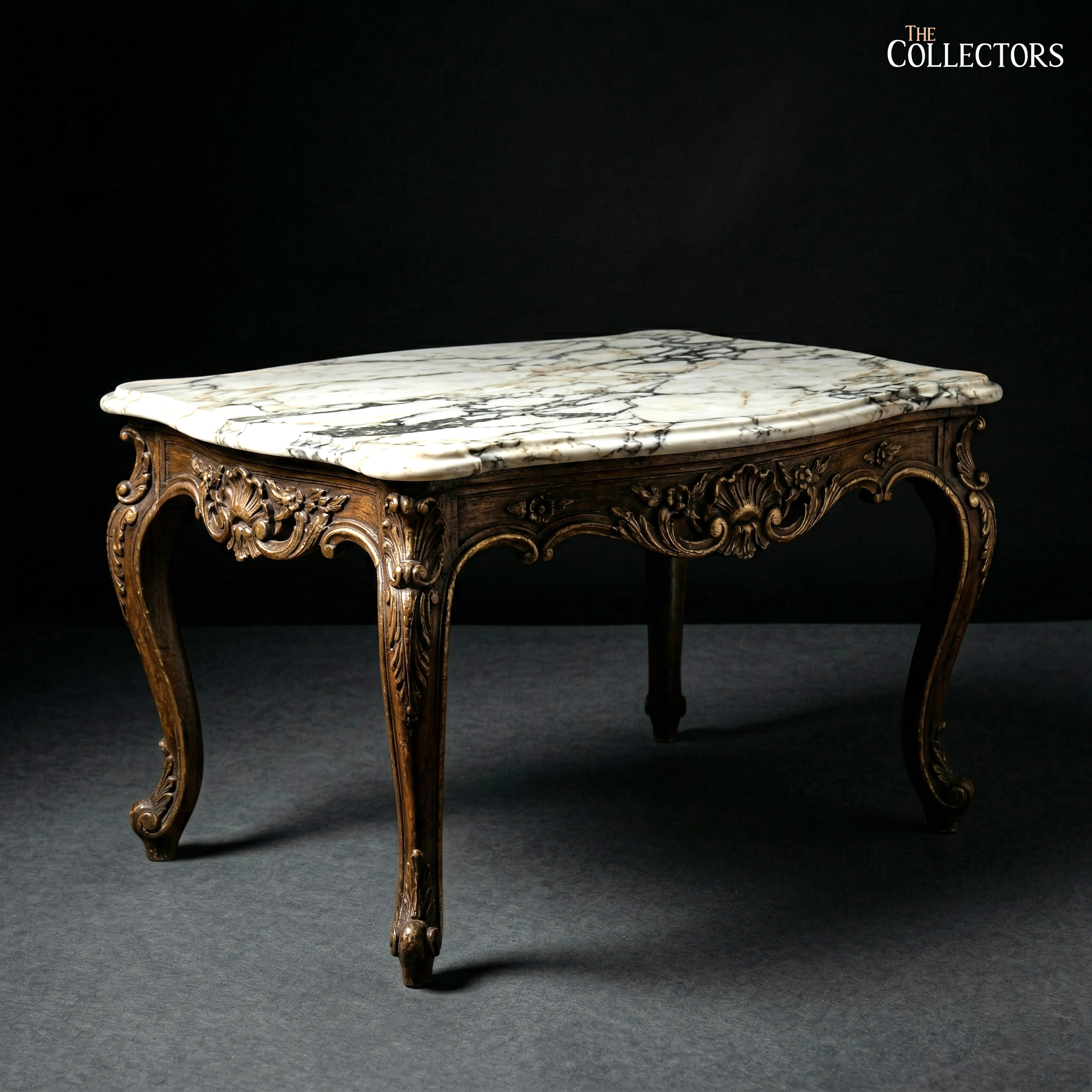 The French Court Louis XV Marble Salon Table