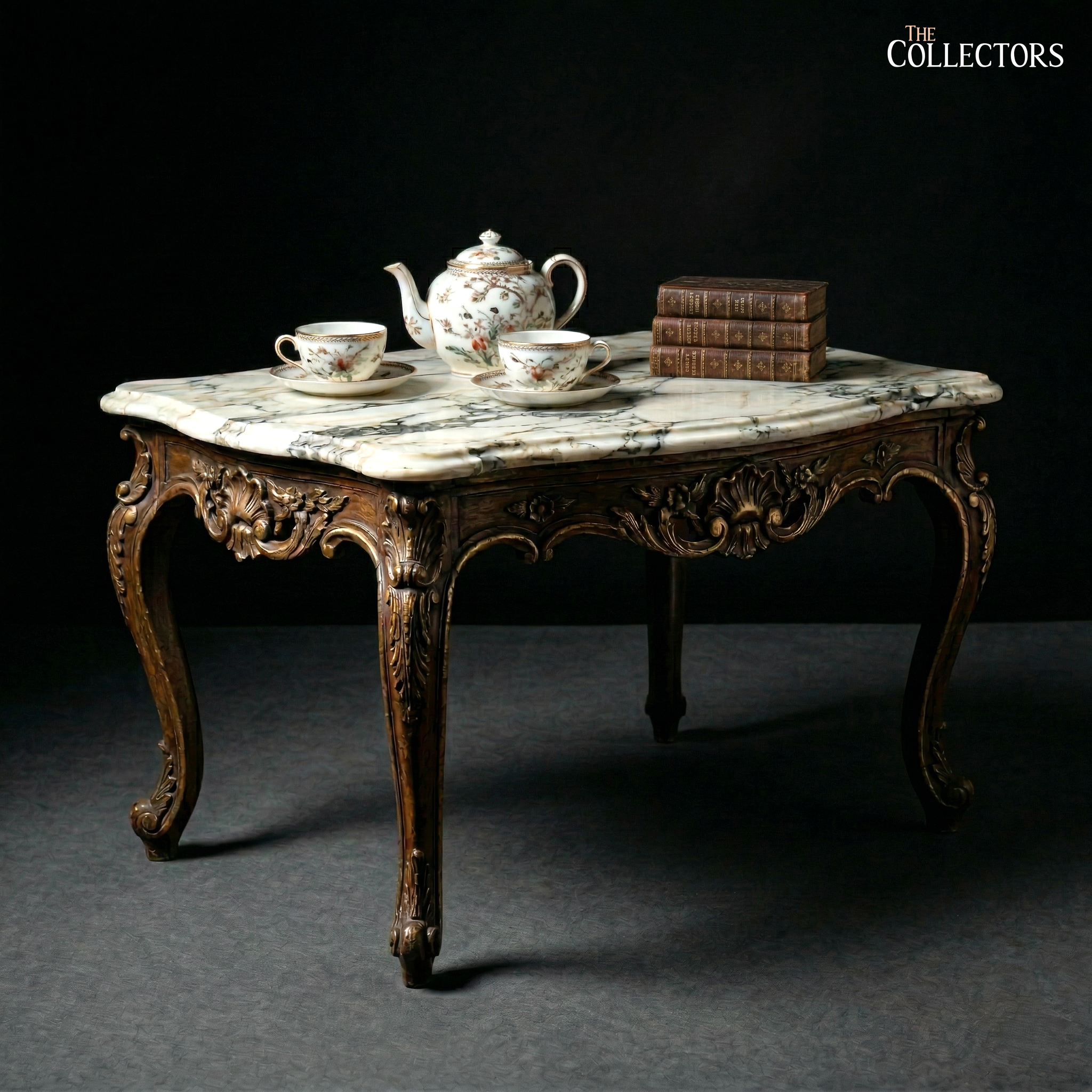 The French Court Louis XV Marble Salon Table