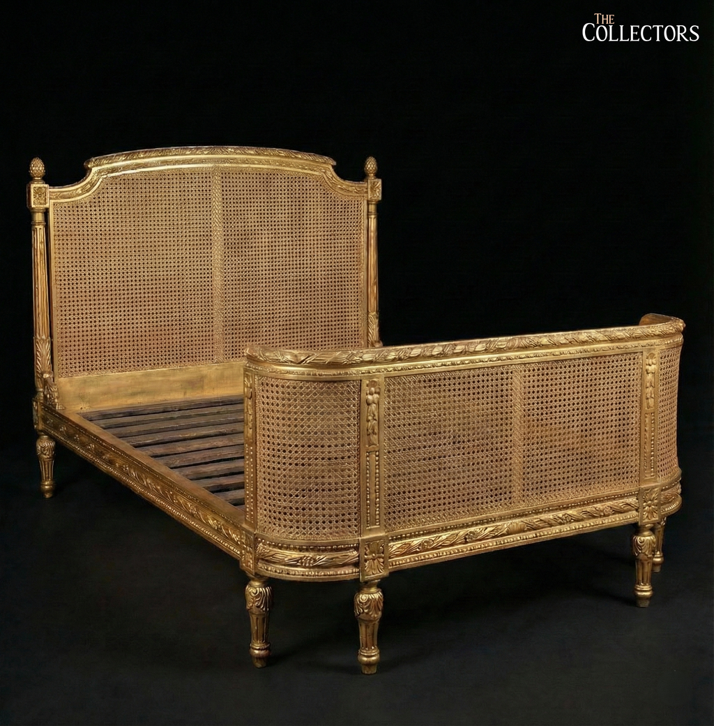 The Gilded Parisian Salon Bed