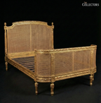 The Gilded Parisian Salon Bed