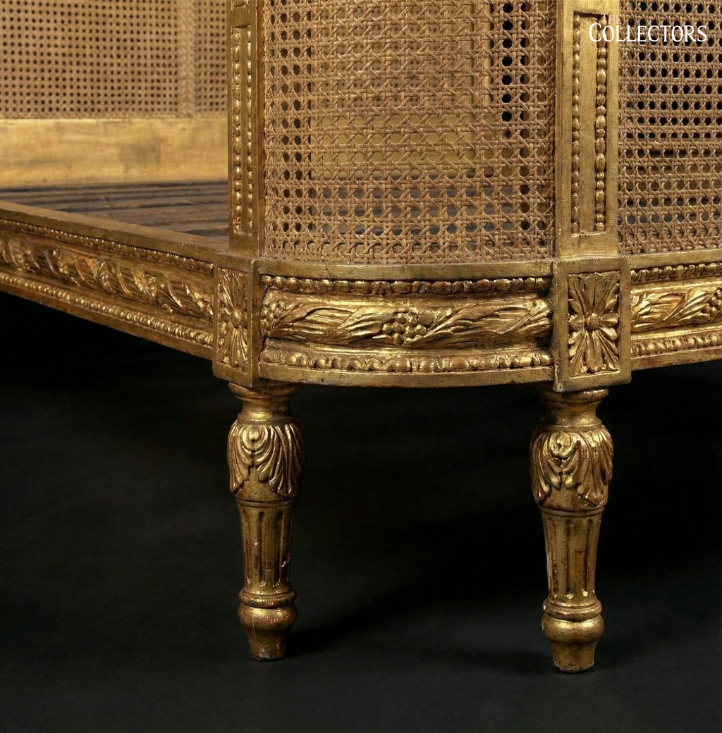 The Gilded Parisian Salon Bed