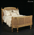 The Gilded Parisian Salon Bed