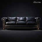 The Grosvenor English Leather Club Sofa