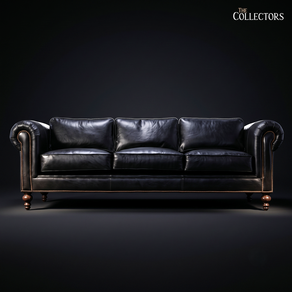 The Grosvenor English Leather Club Sofa