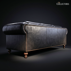 The Grosvenor English Leather Club Sofa