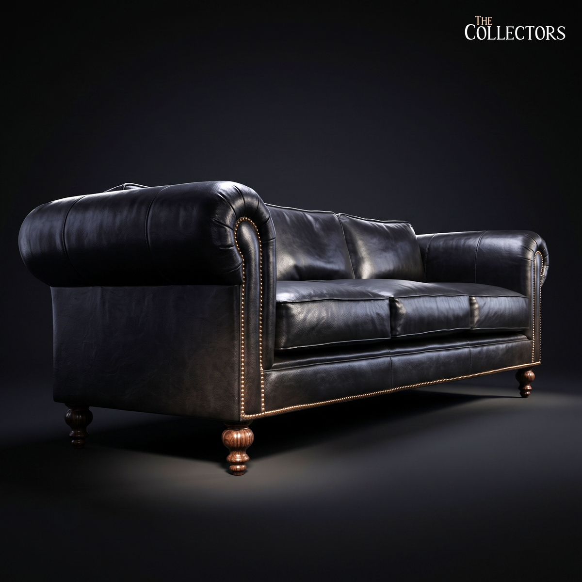 The Grosvenor English Leather Club Sofa