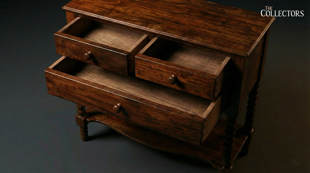 The Jacobean Revival Bobbin Console