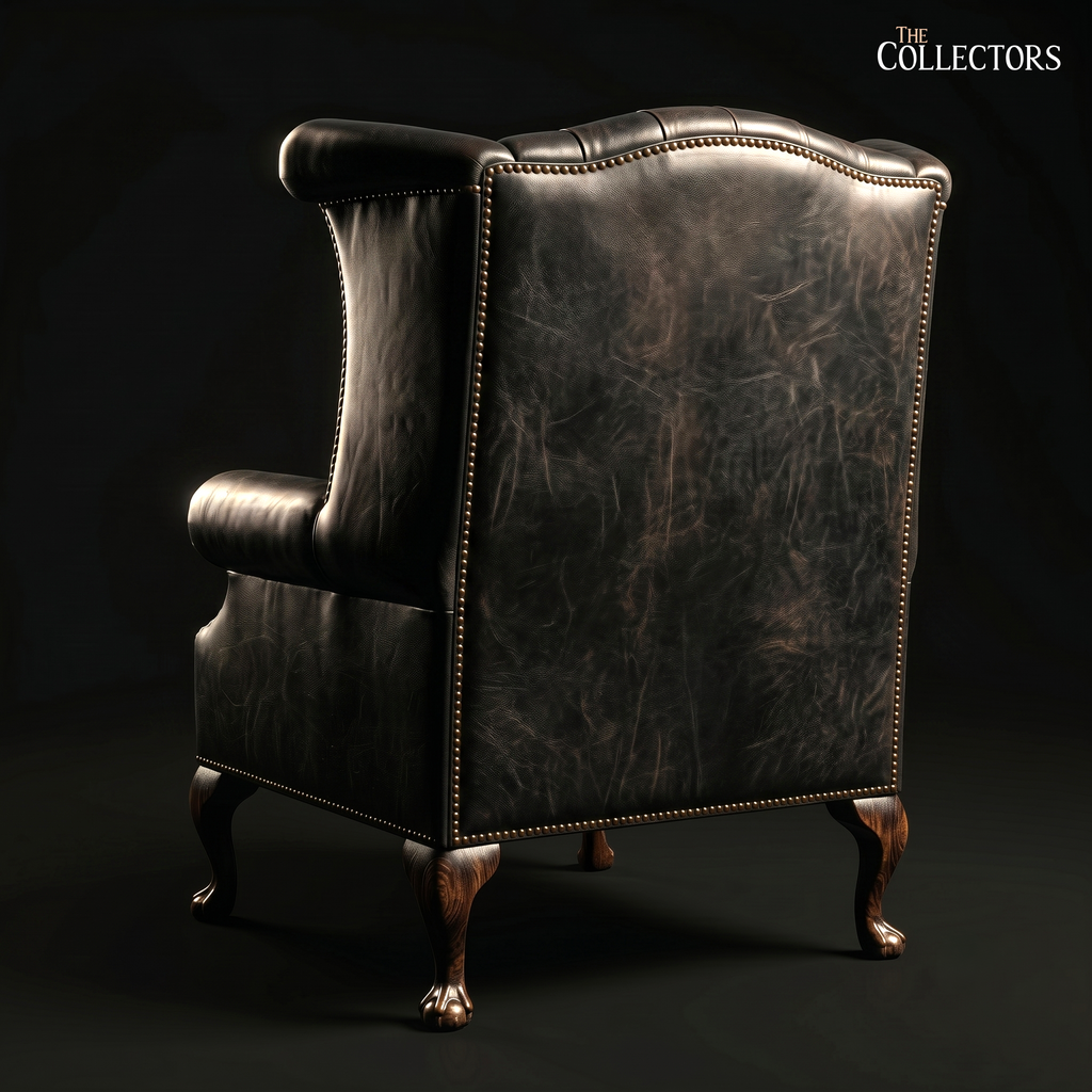 The Kensington Library Leather Wing Chair