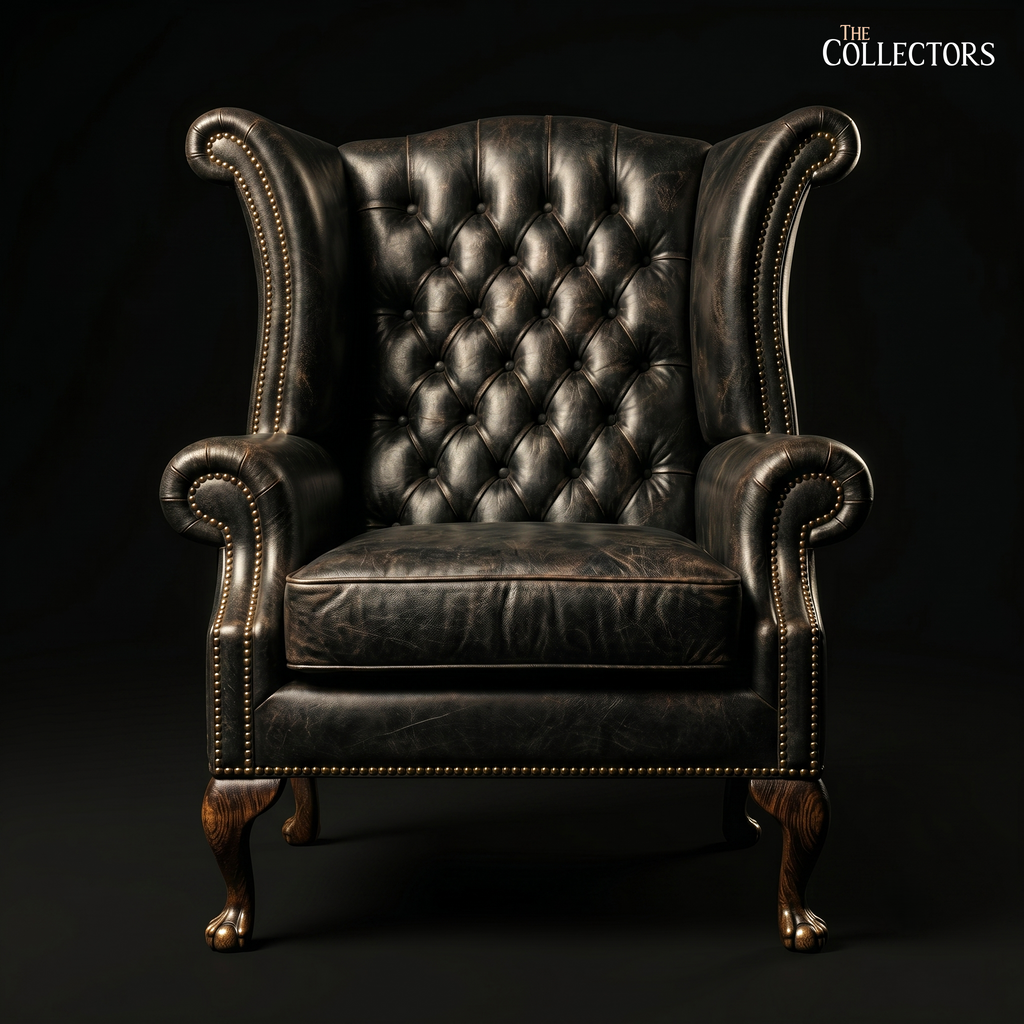 The Kensington Library Leather Wing Chair