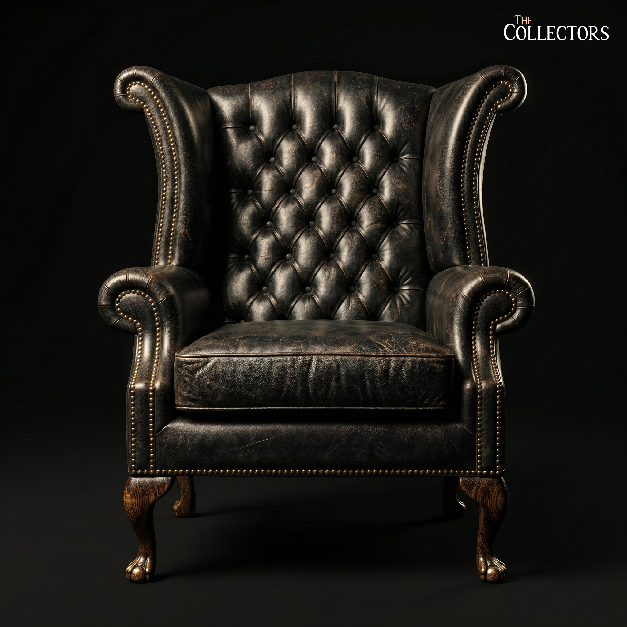 The Kensington Library Leather Wing Chair