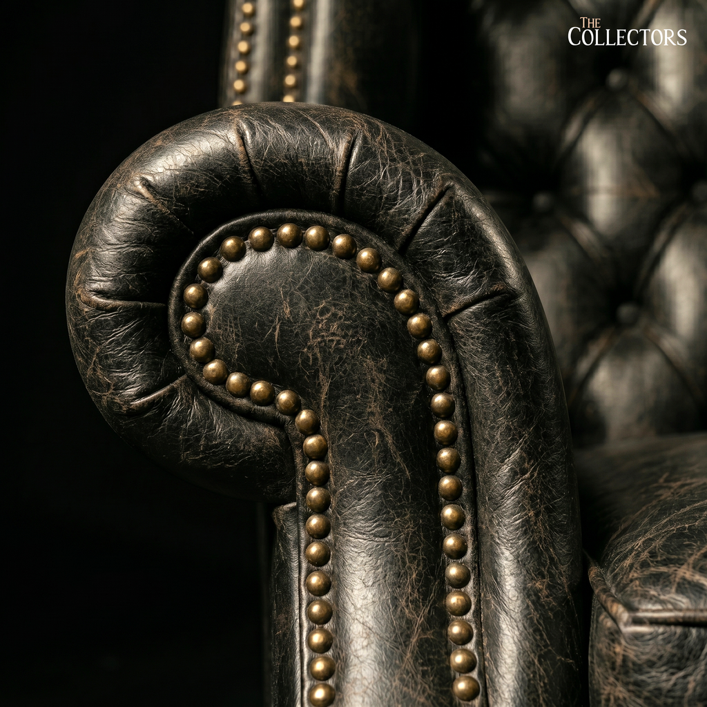 The Kensington Library Leather Wing Chair