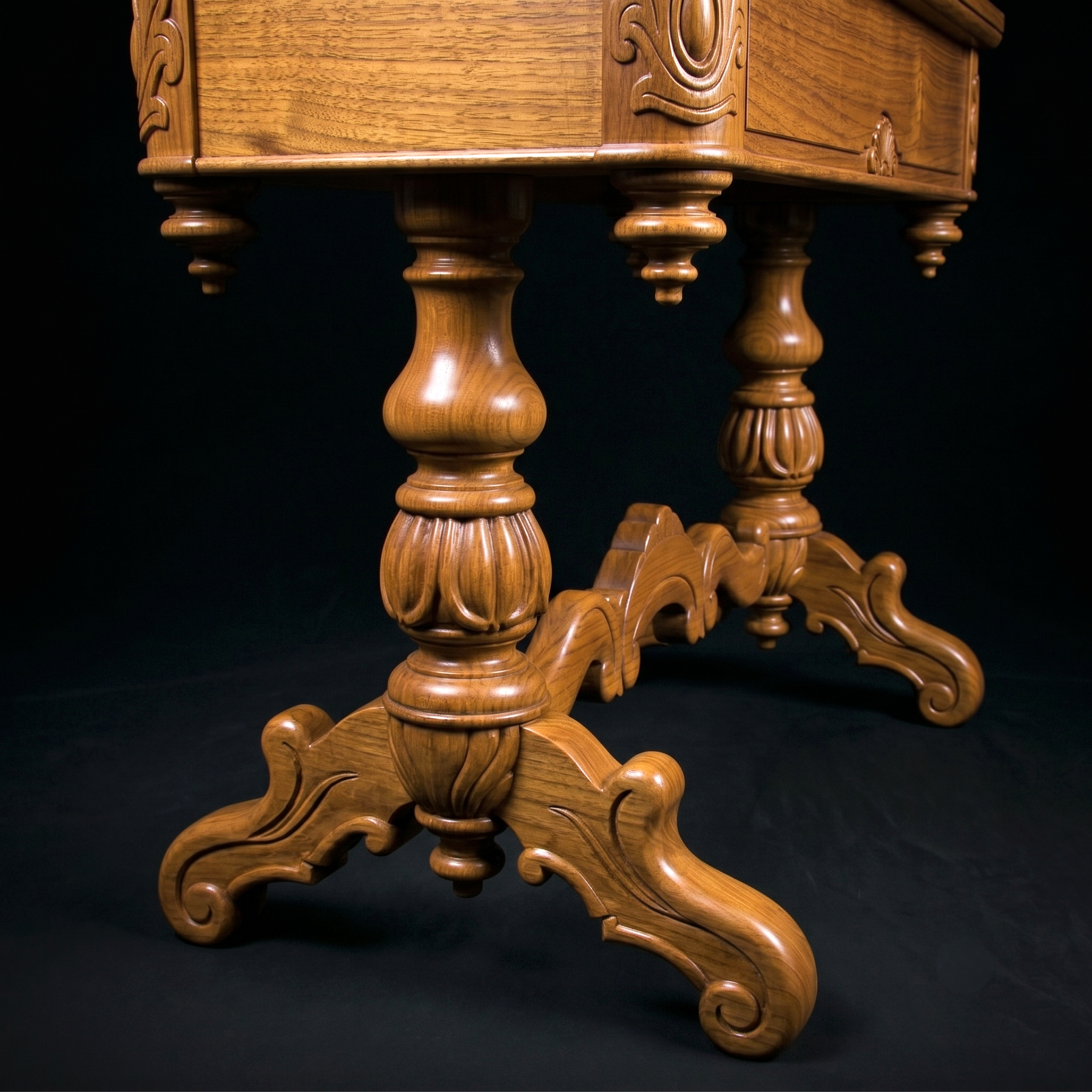 The Knightsbridge Victorian Side Console Table