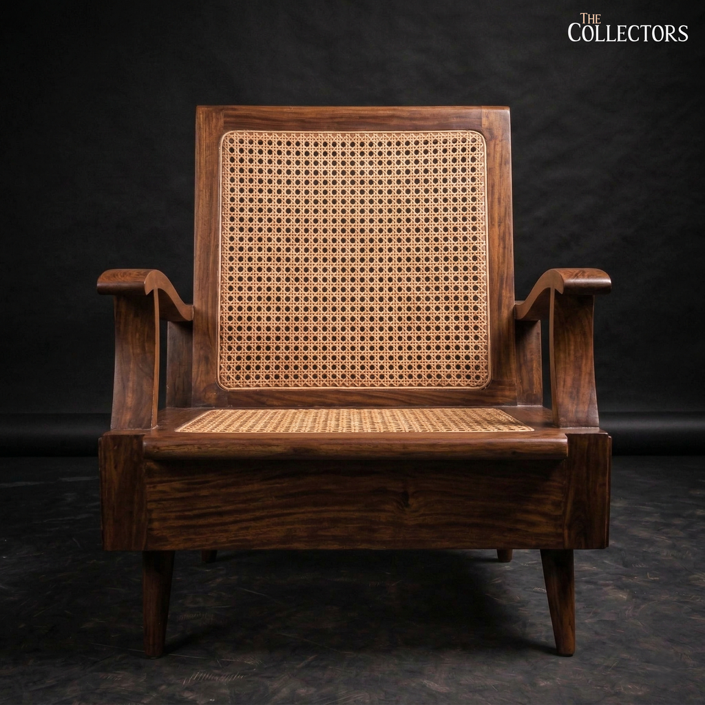 The Matunga Art Deco Cane Lounge Sofa