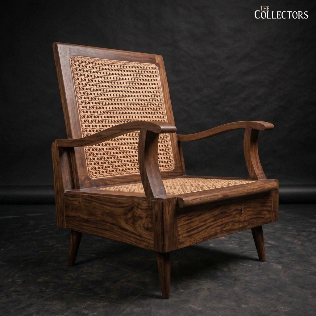 The Matunga Art Deco Cane Lounge Sofa