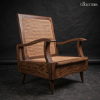 The Matunga Art Deco Cane Lounge Sofa