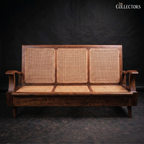 The Matunga Art Deco Cane Lounge Sofa