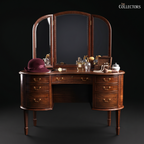 The Mayfair Sheraton-Revival Kidney Vanity Table