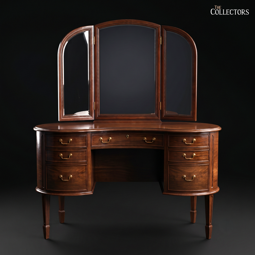 The Mayfair Sheraton-Revival Kidney Vanity Table