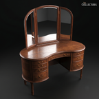 The Mayfair Sheraton-Revival Kidney Vanity Table