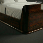 The Miami Streamline Moderne Leather Bed