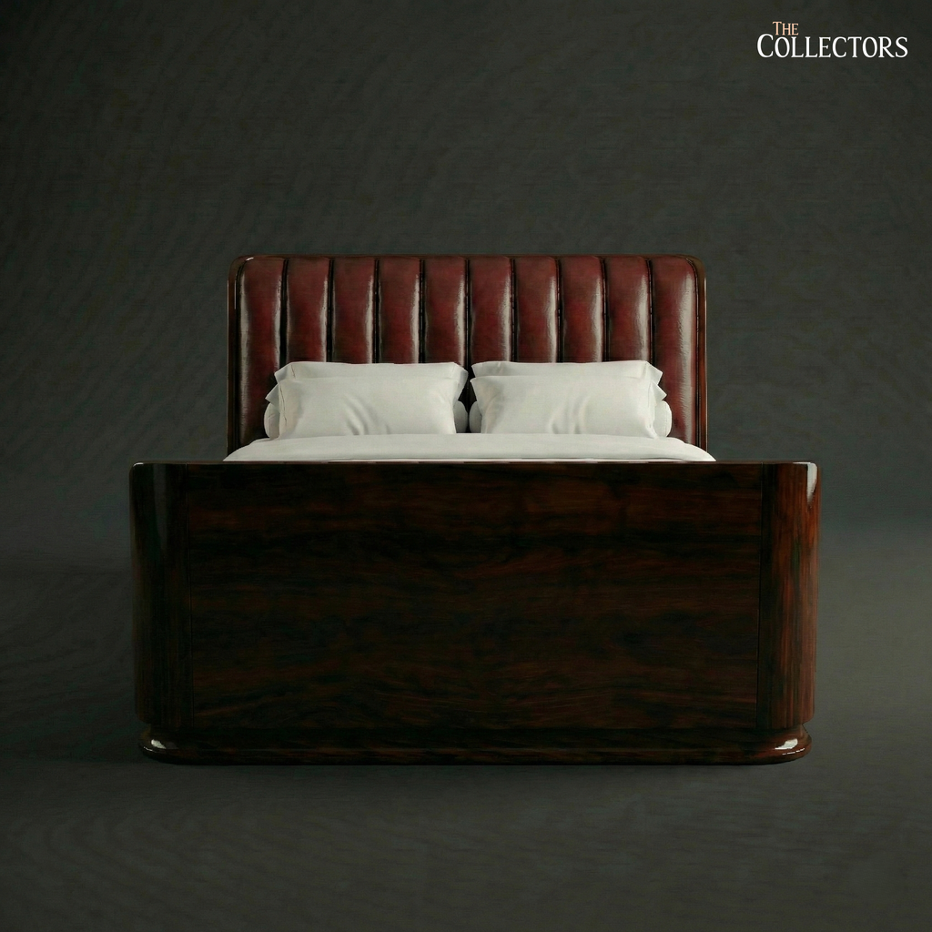 The Miami Streamline Moderne Leather Bed