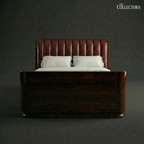 The Miami Streamline Moderne Leather Bed