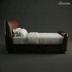 The Miami Streamline Moderne Leather Bed