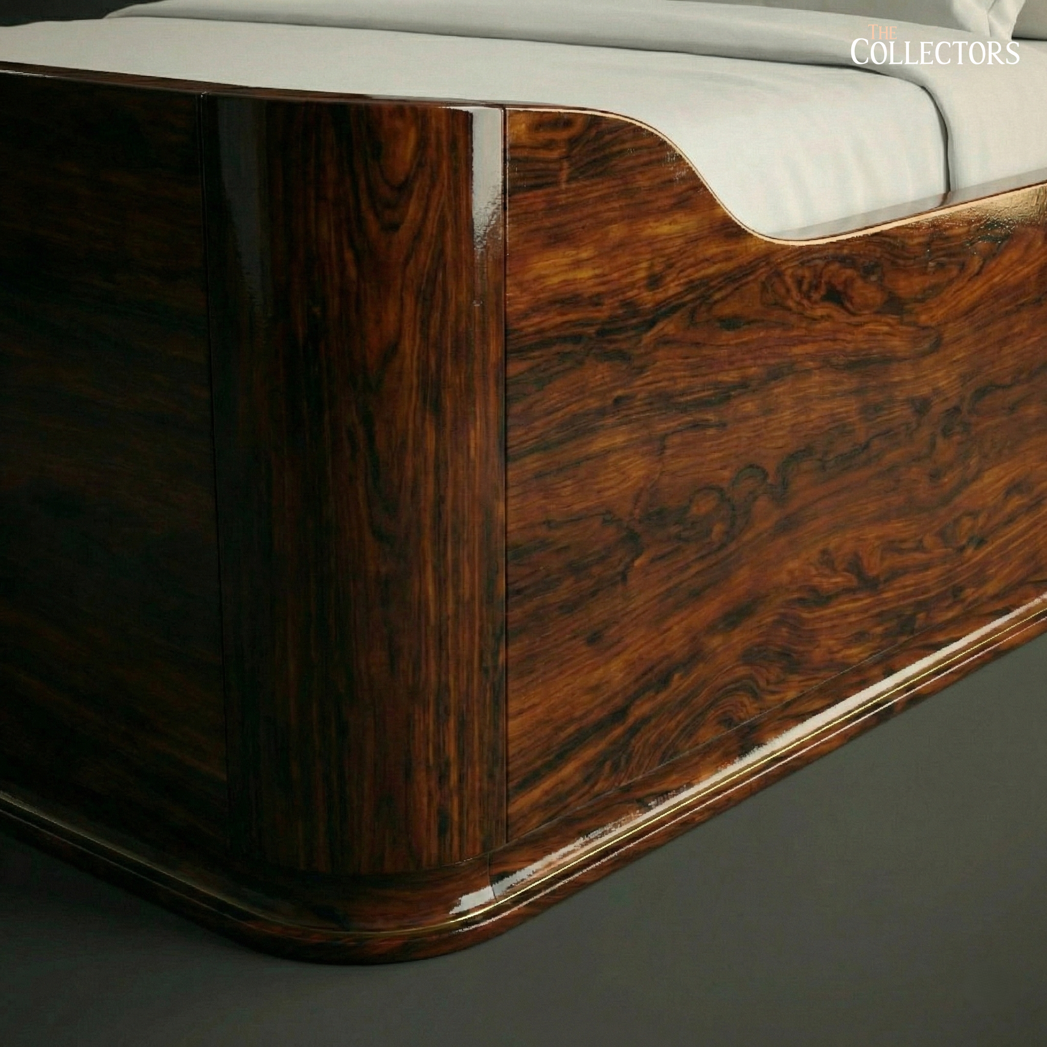 The Miami Streamline Moderne Leather Bed