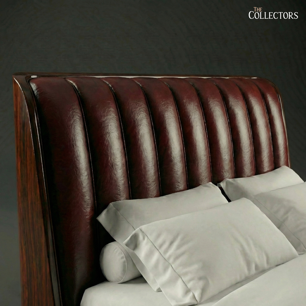 The Miami Streamline Moderne Leather Bed