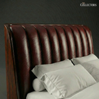 The Miami Streamline Moderne Leather Bed