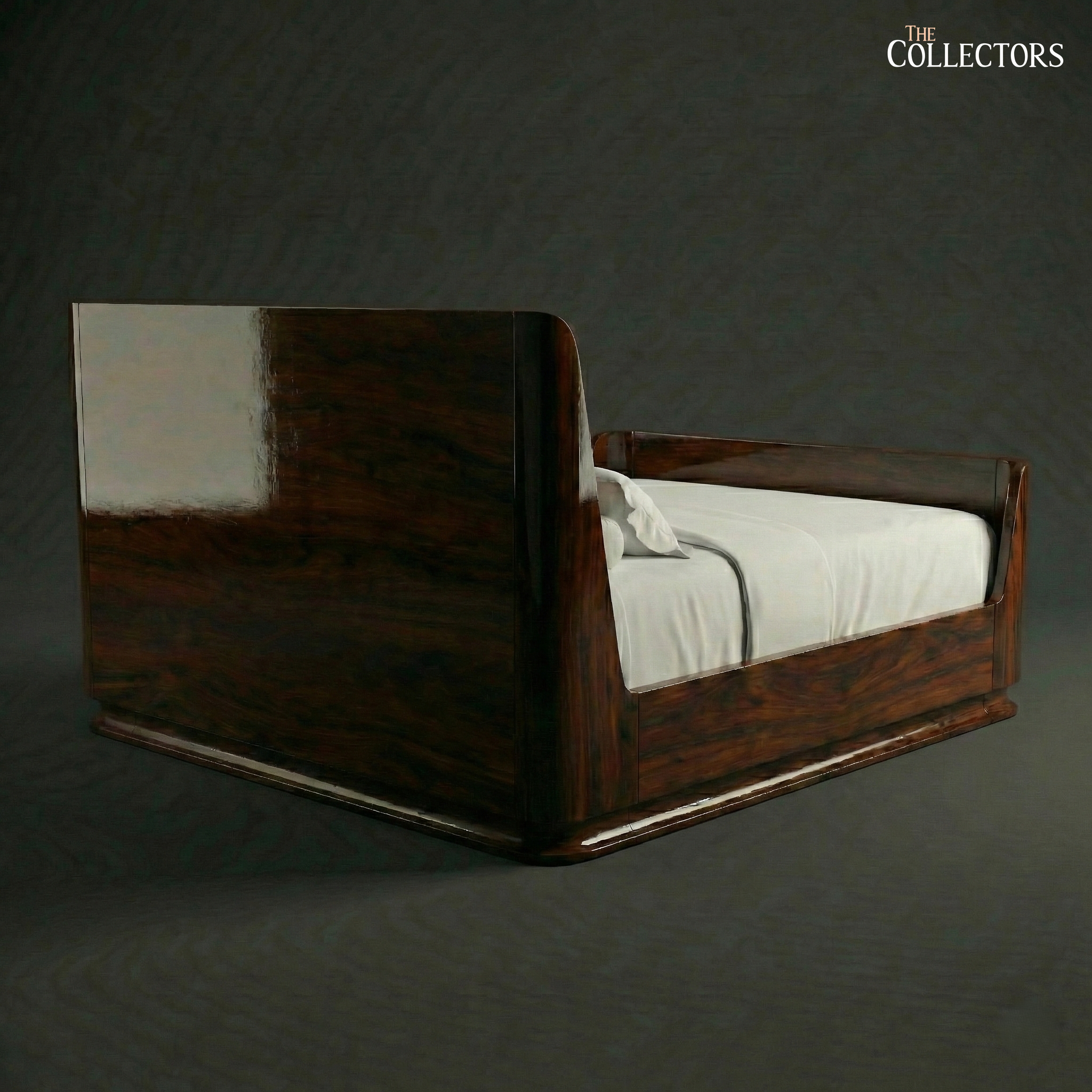 The Miami Streamline Moderne Leather Bed