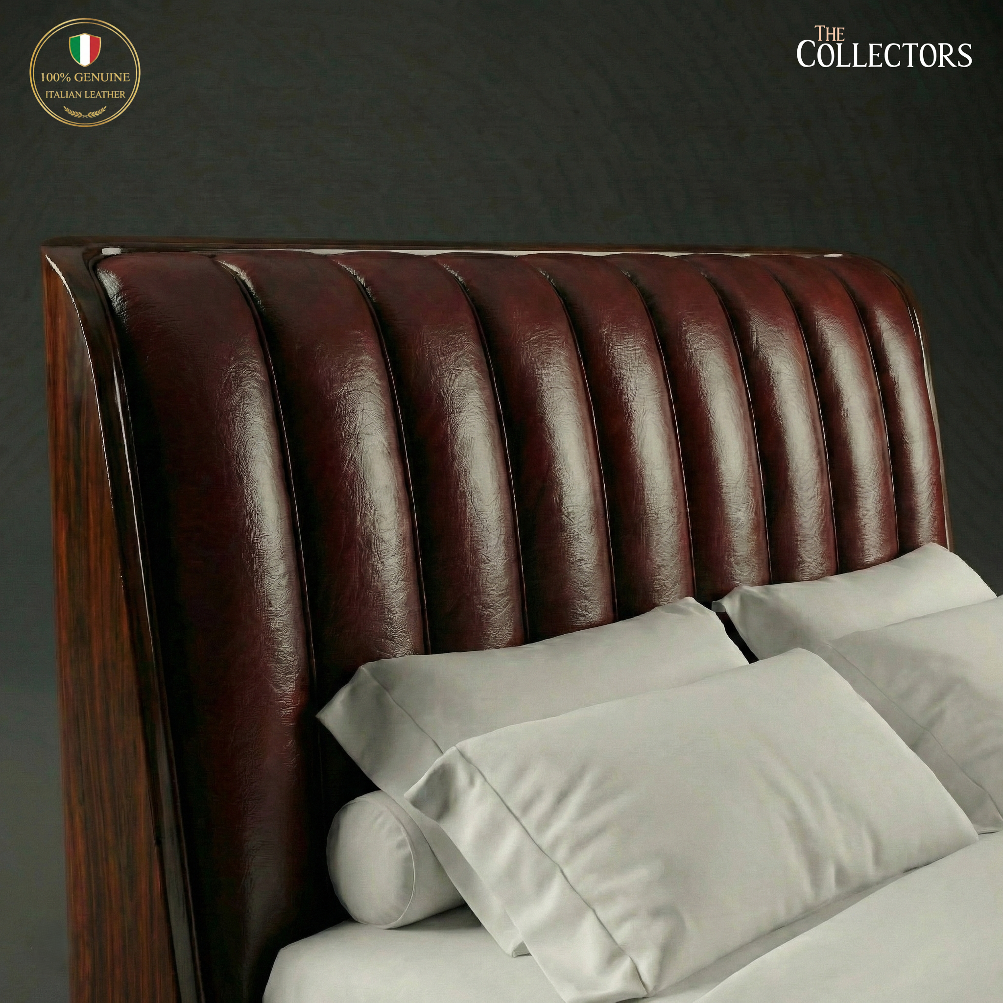 The Miami Streamline Moderne Leather Bed