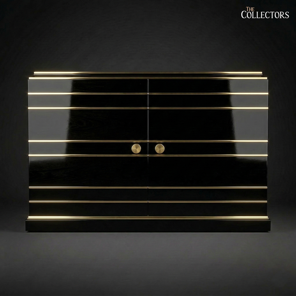 The Minuit Noir Art Deco Sideboard