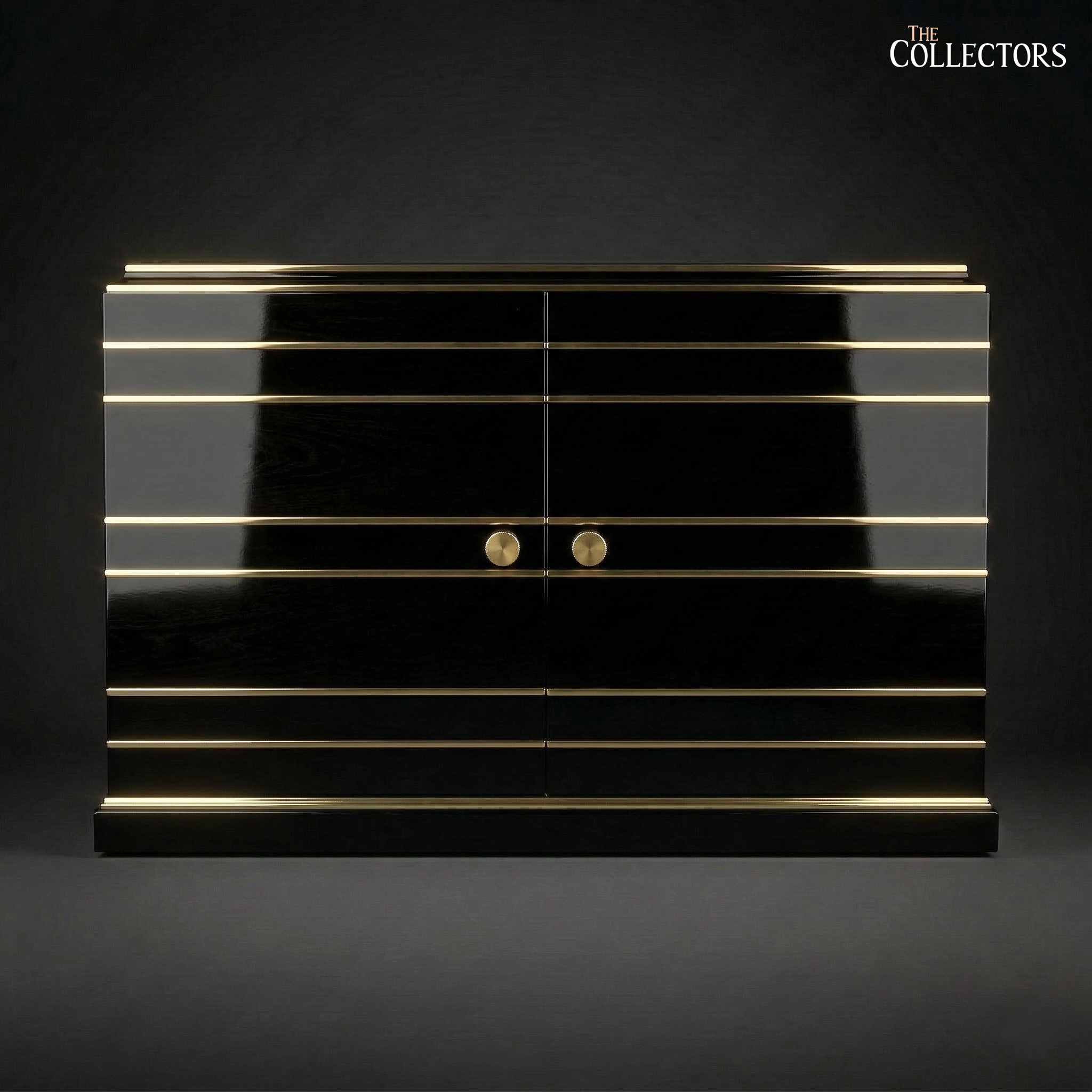 The Minuit Noir Art Deco Sideboard