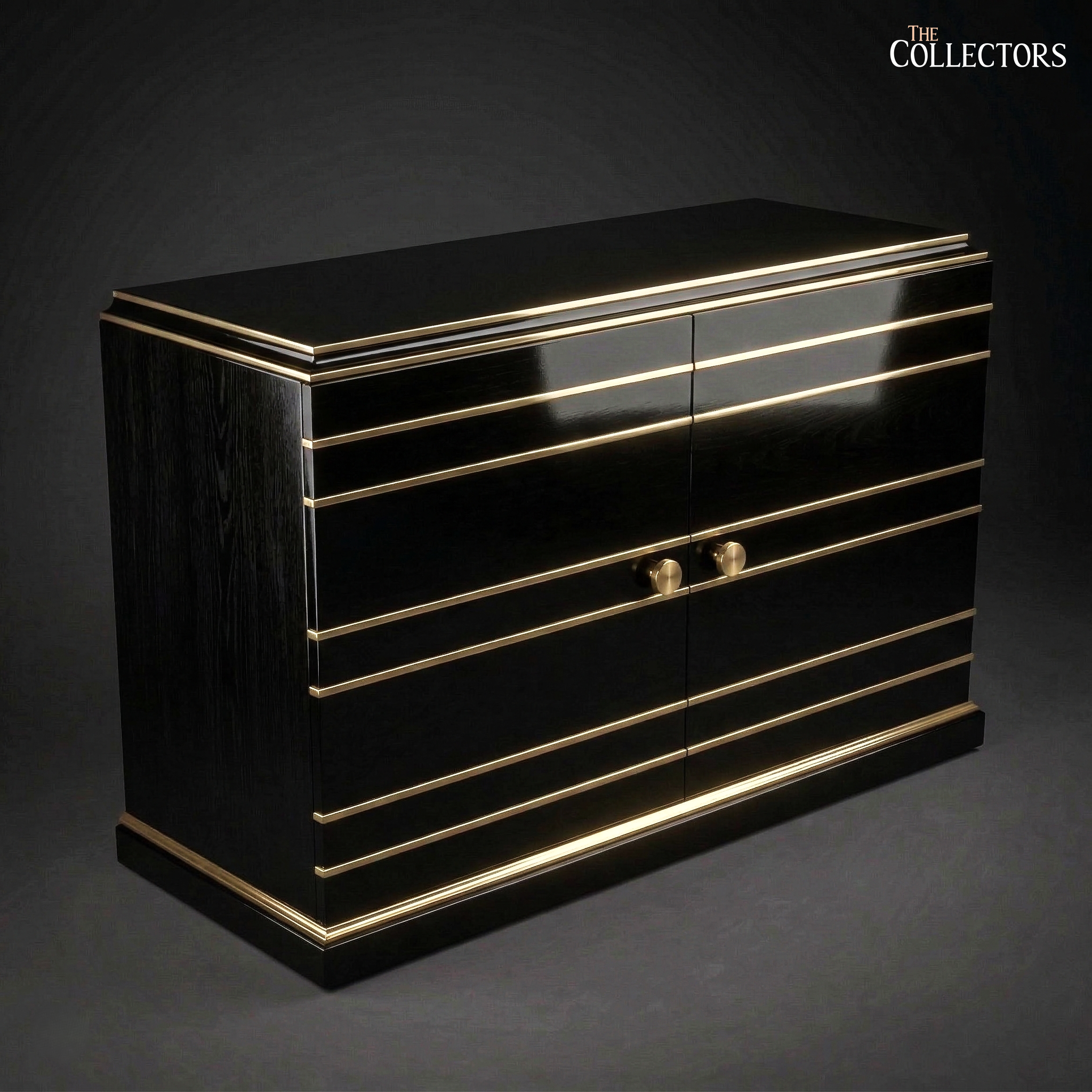 The Minuit Noir Art Deco Sideboard