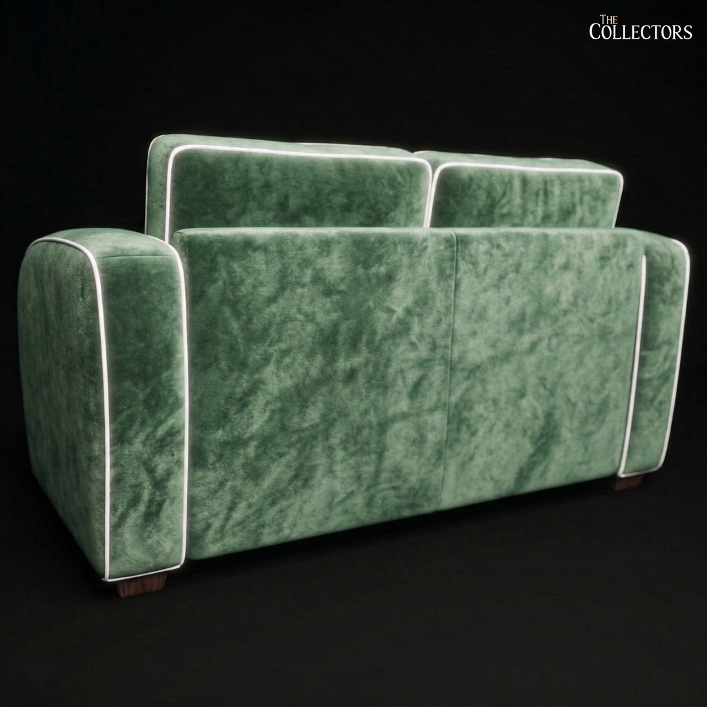 The Monaco Streamline Art Deco Sofa