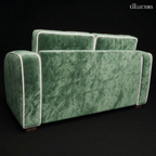 The Monaco Streamline Art Deco Sofa