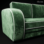 The Monaco Streamline Art Deco Sofa