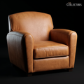 The Montparnasse Art Deco Leather Club Chair